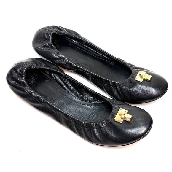 LOEWE Black Leather ballet Flats | 39 - Picture 10 of 10